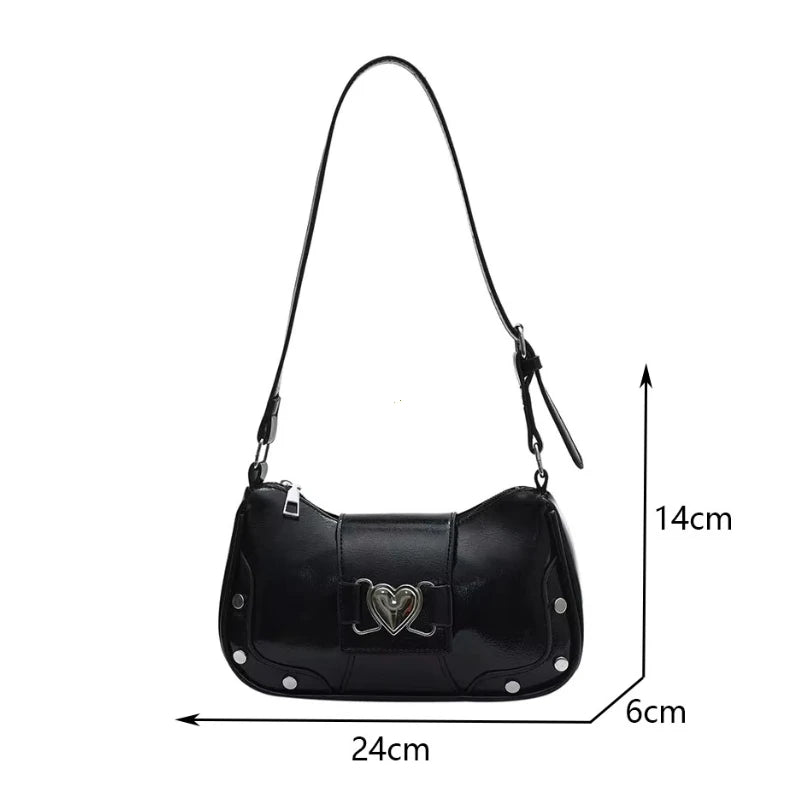 Trendy Bow Shoulder Bag Handbag Casual Underarm Bag Daily Commuting Bags PU Leather Lady Banquet Bag Business Women's Bags