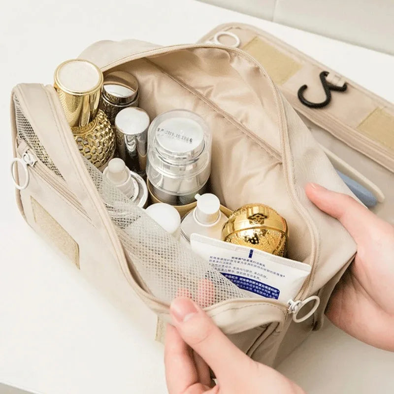 High Quality Travel Makeup Bag Waterproof Toiletries Organizer Women Neceser Bathroom Hook Wash Pouch Hook Makeup Storage Bag