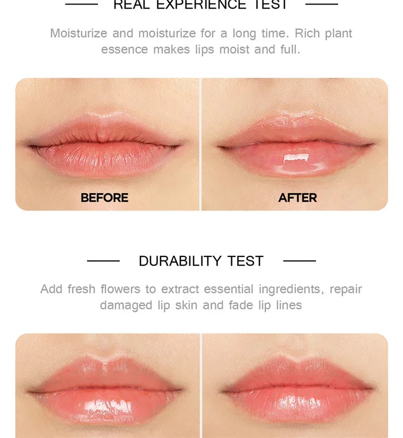 Mini Capsule Liquid Lip Blam Moisturizing Transparent Color Changing Lip Plumping Oil Mirror Jelly Plumping Lip Gloss Cosmetic