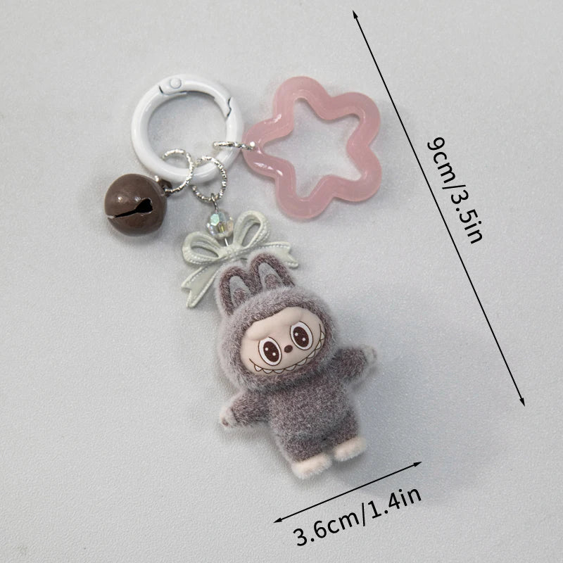 Kawaii Keychain Plush Aesthetics Keychains Cute Keychain for Bags Wedding Party Accessories Keychains Women Gifts