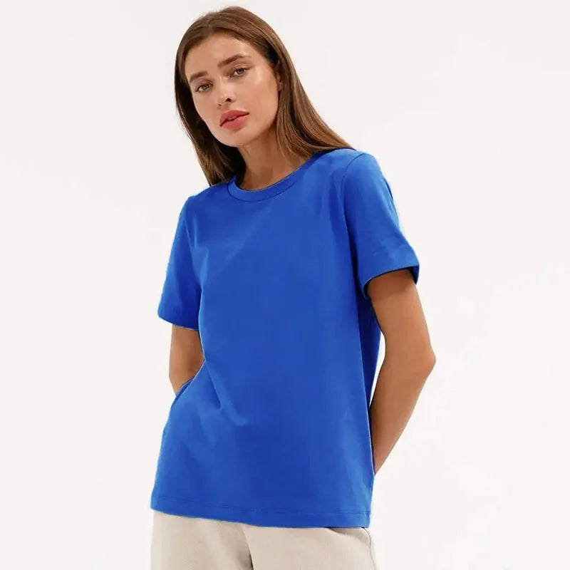 3XL 4XL 100% Cotton Women's T shirt ,Oversized Casual Solid Tees,Short Sleeve Summer Top,Plain Streetwear Quality Basic Clothing