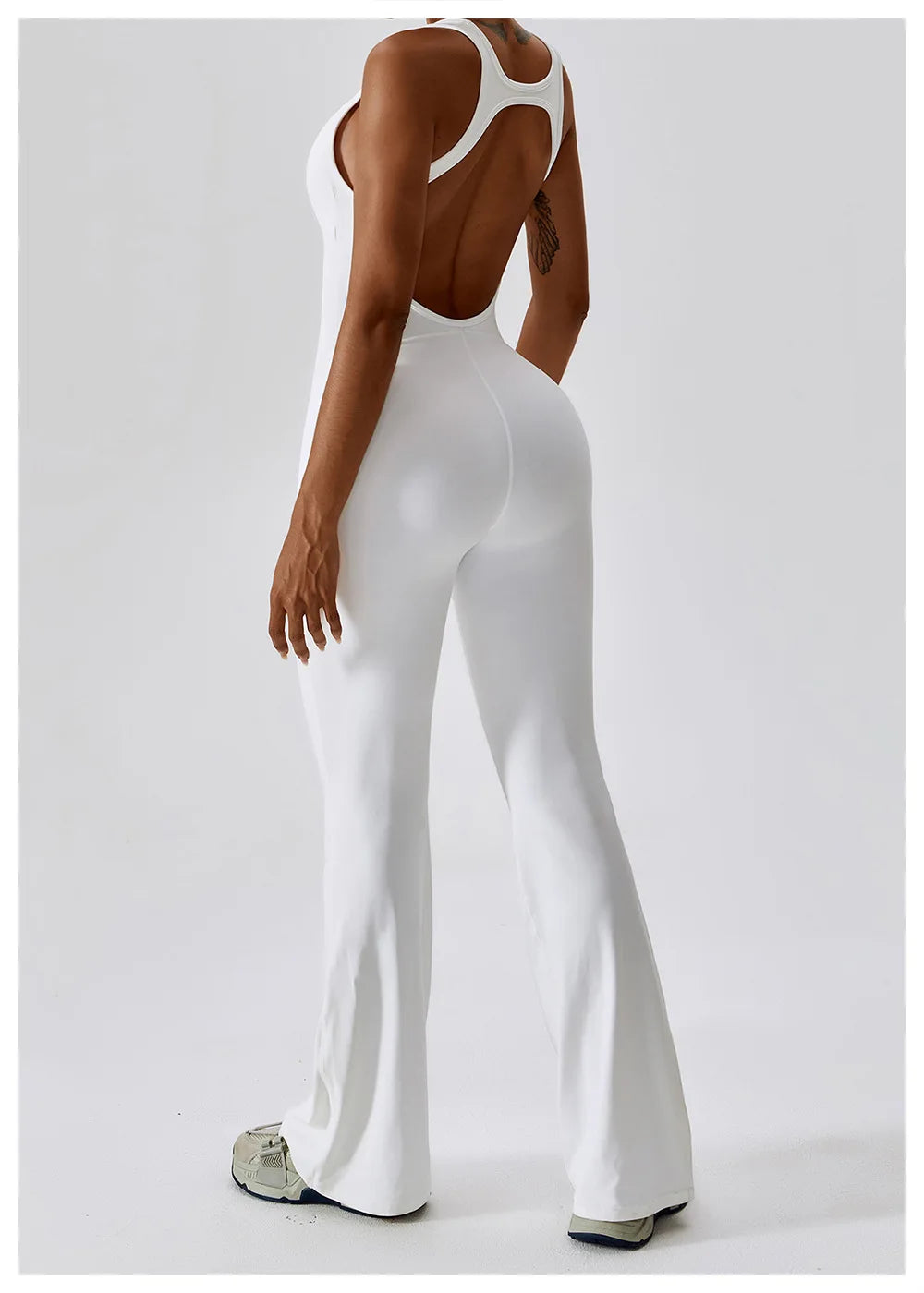 Solid Yoga Jumpsuit One Piece Outfit Fitness Bodysuit Workout Clothes for Women Sportwear Women Buttock lifting Set Activewear