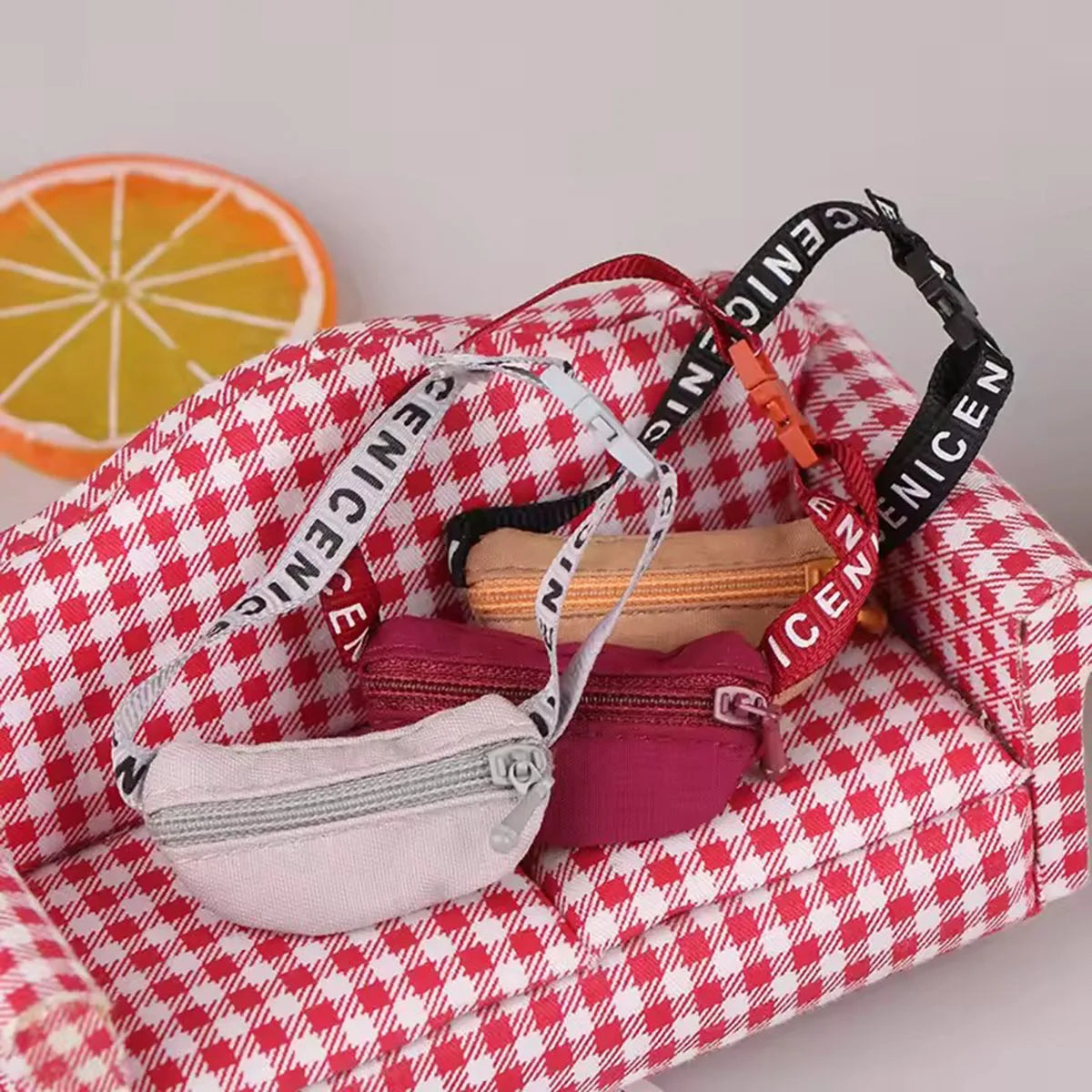 For Labubu Dolls Crossbody Bag DIY Toys Waist Bags Cute Plush Doll Accessories Kids Toys Fashion Accessory