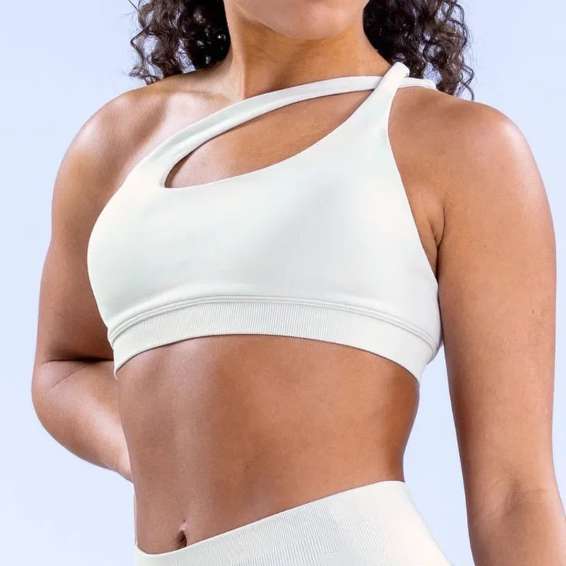 Brassiere Bra Women Seamless Halter Top High Support Push-up Open Back Gym Wear Fitness Yoga Underwear Customizable Labels