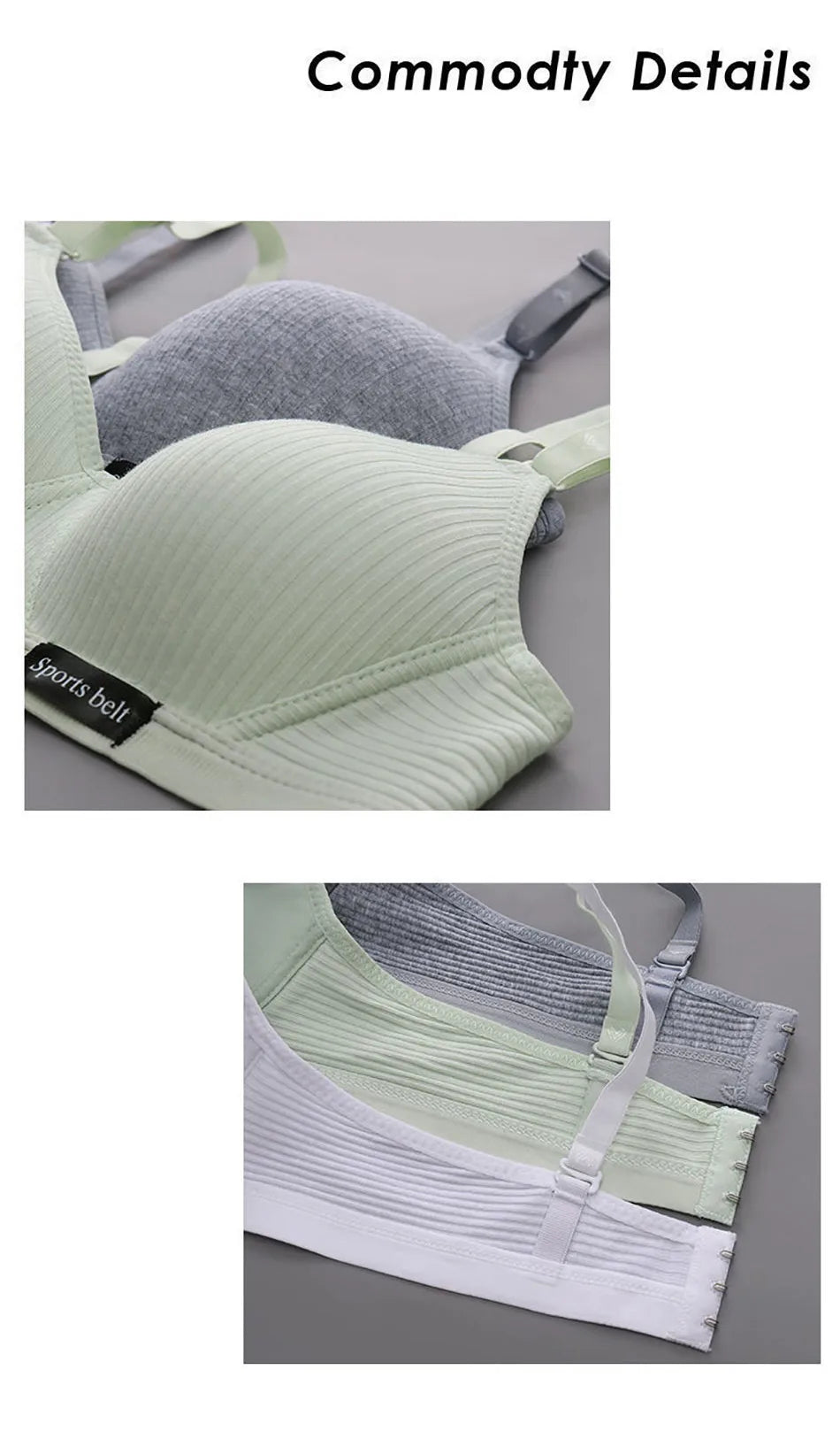 Girl Training Bras Cotton Underwear Back Buckle Design Bralette Adolescent Comprehensive Breathable Teenager Girl Sport Tops Bra