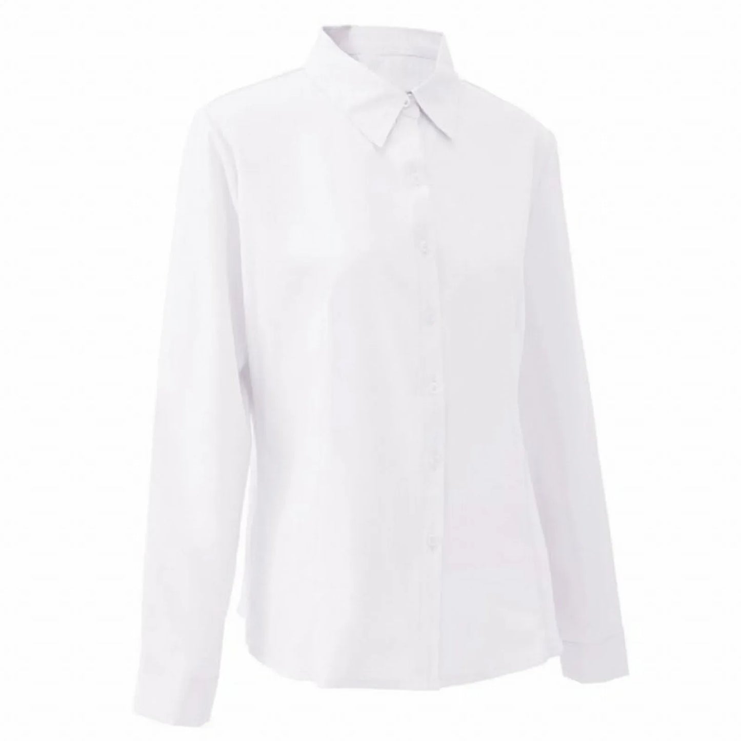 Women's Long Sleeve Blouse Office Ladies Tops Button Up Shirts 2025 Fashion Casual Shirt Long Sleeved Blouse White Shirt Women
