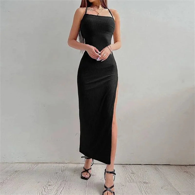 Black Long Bodycon Dress