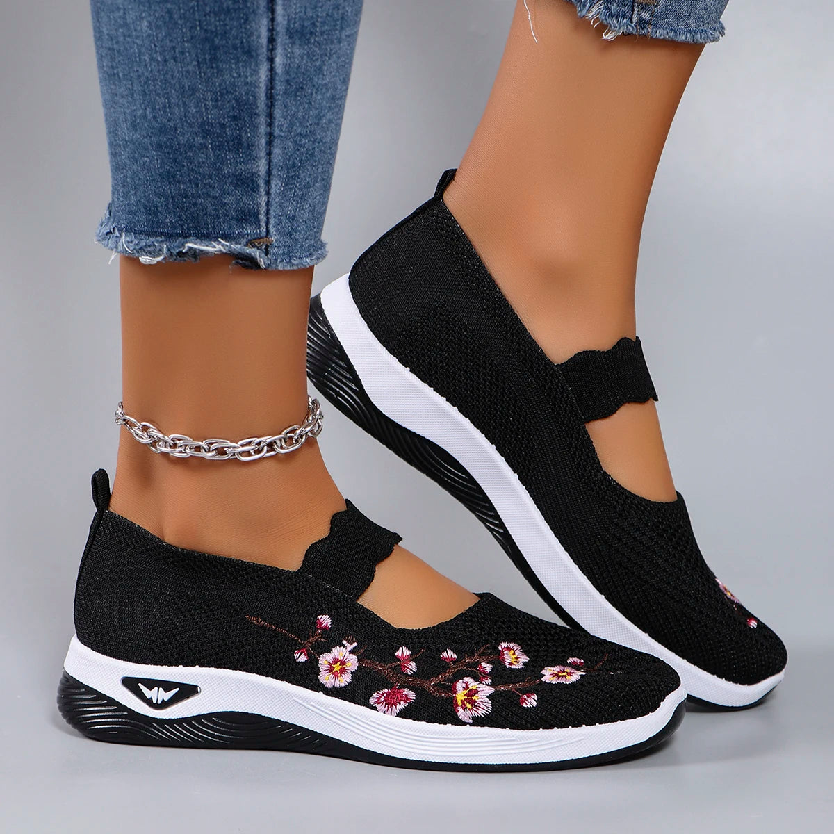 Women's summer breathable mesh flat shoes women's shoes casual sports shoes, clearance free shipping