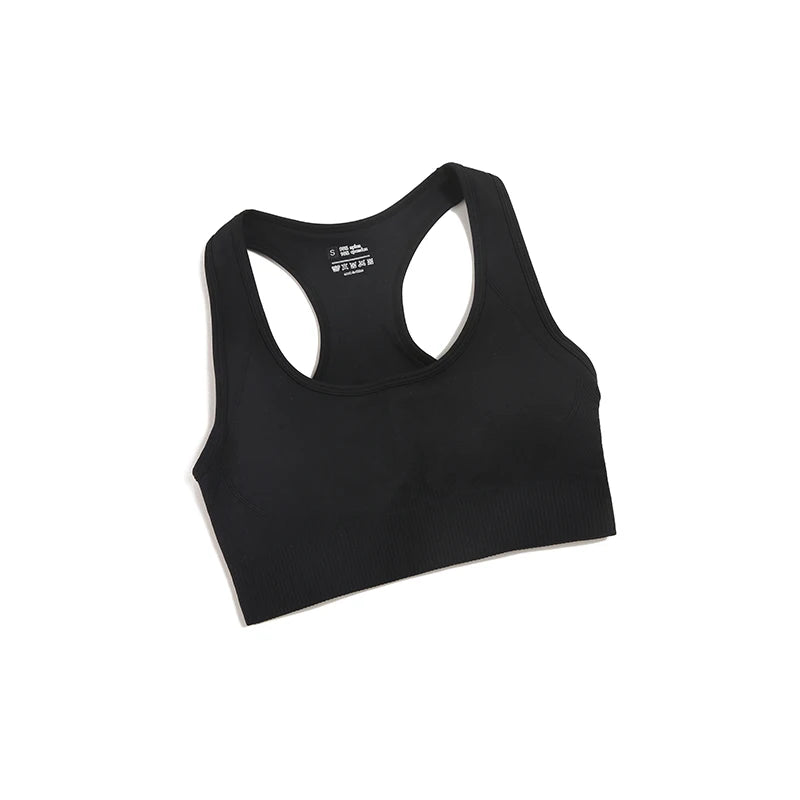 WAREBALL Tank Top Women Female Gym Yoga Bra Padded Sports Bra Removable Workout Push Up Crop Top Fitness Bra Athletic Sportswear