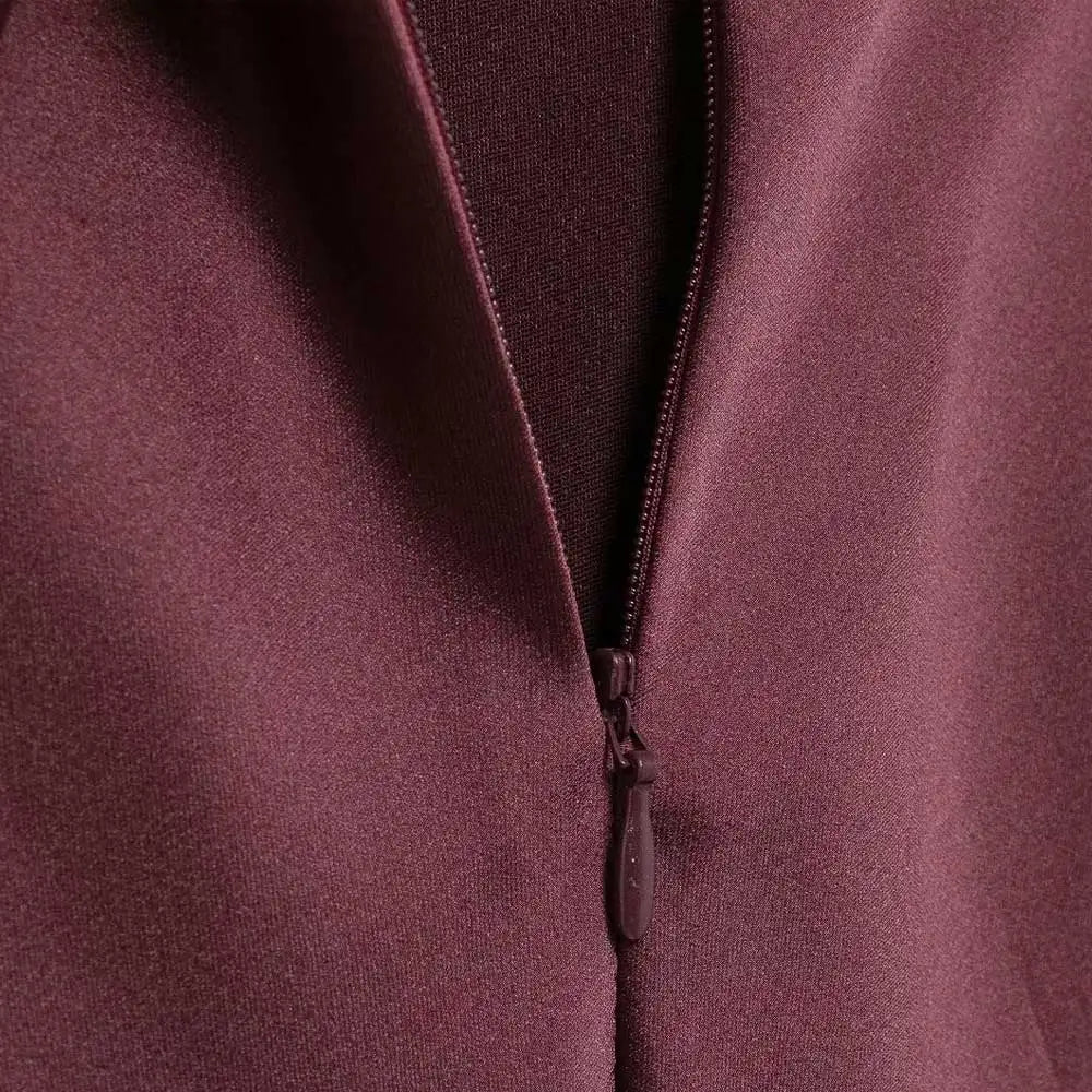 TRZA-Women's Long Satin Halter Dress, Backless, Bow Tied, Back Zipper, Female Dresses, Sexy Fashion