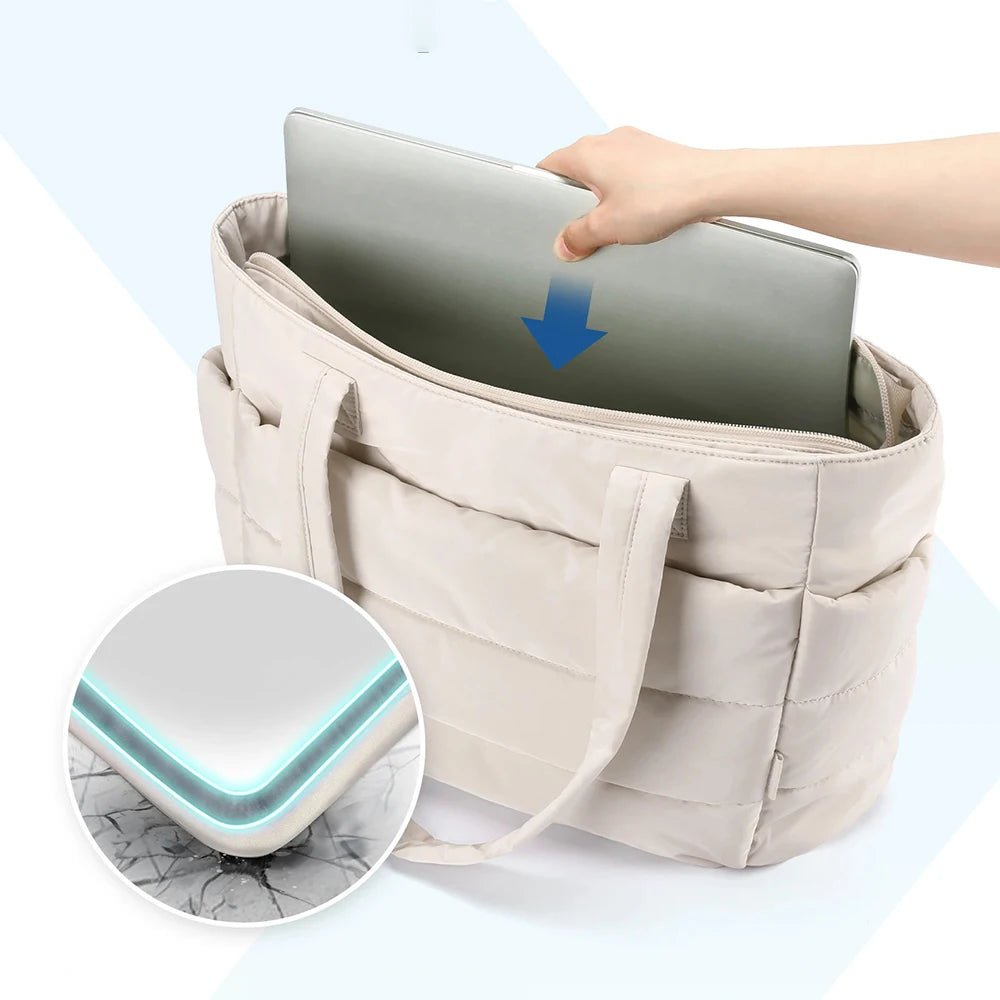 Women's Handbag, Lightweight And Fluffy Tote Bag, Suitable For Travel, Work, Beach, Gym, Large Capacity And Easy To Carry