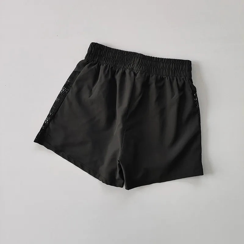 Women's Yoga Shorts High Waist Sport Fitness 2 in 1 Workout Shorts Running Pants Sports Shorts Casual Gym Quick Drying Shorts