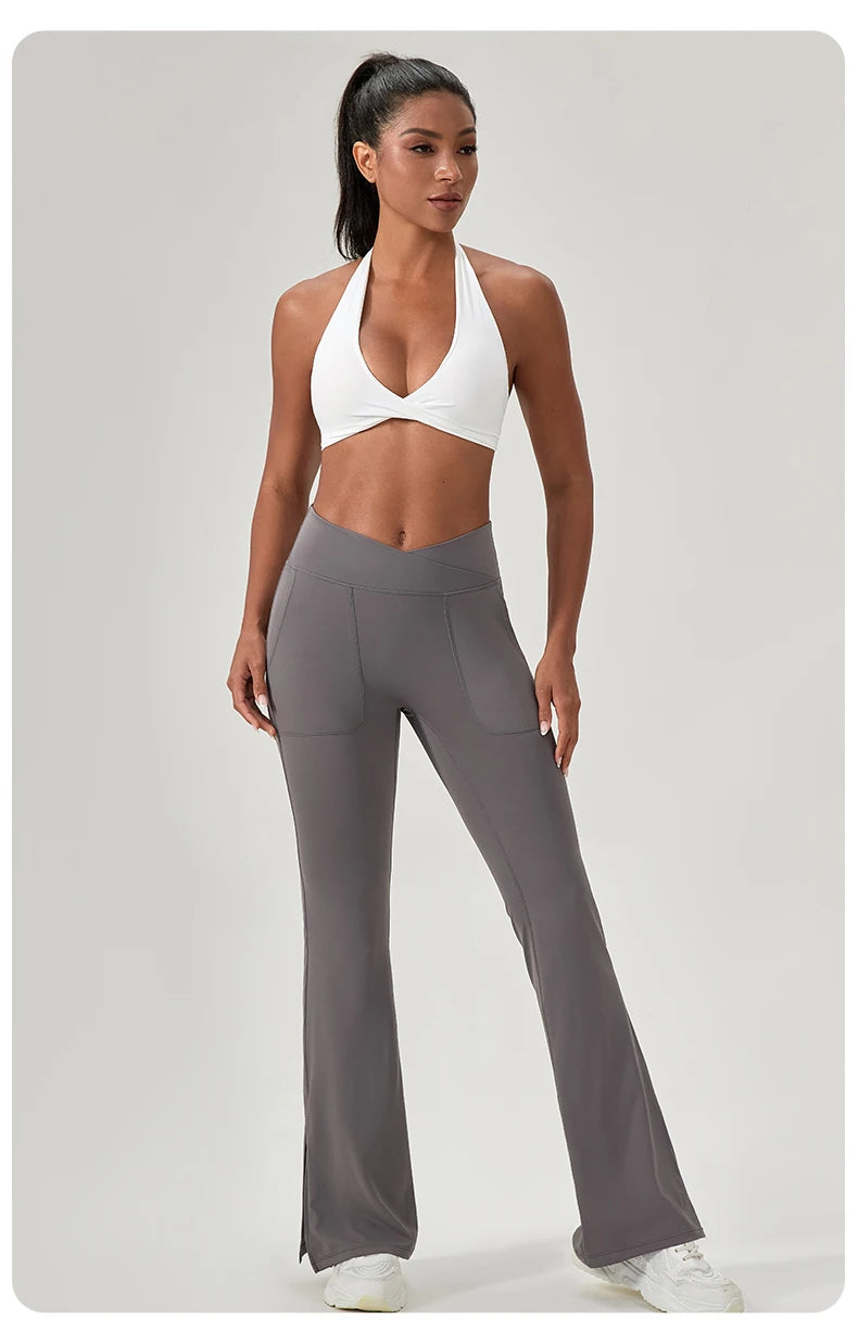 Sports Yoga Bra for Women Halter Neck with Stylish Back Design Sexy Gym Bra for Running Fitness Sports Bras