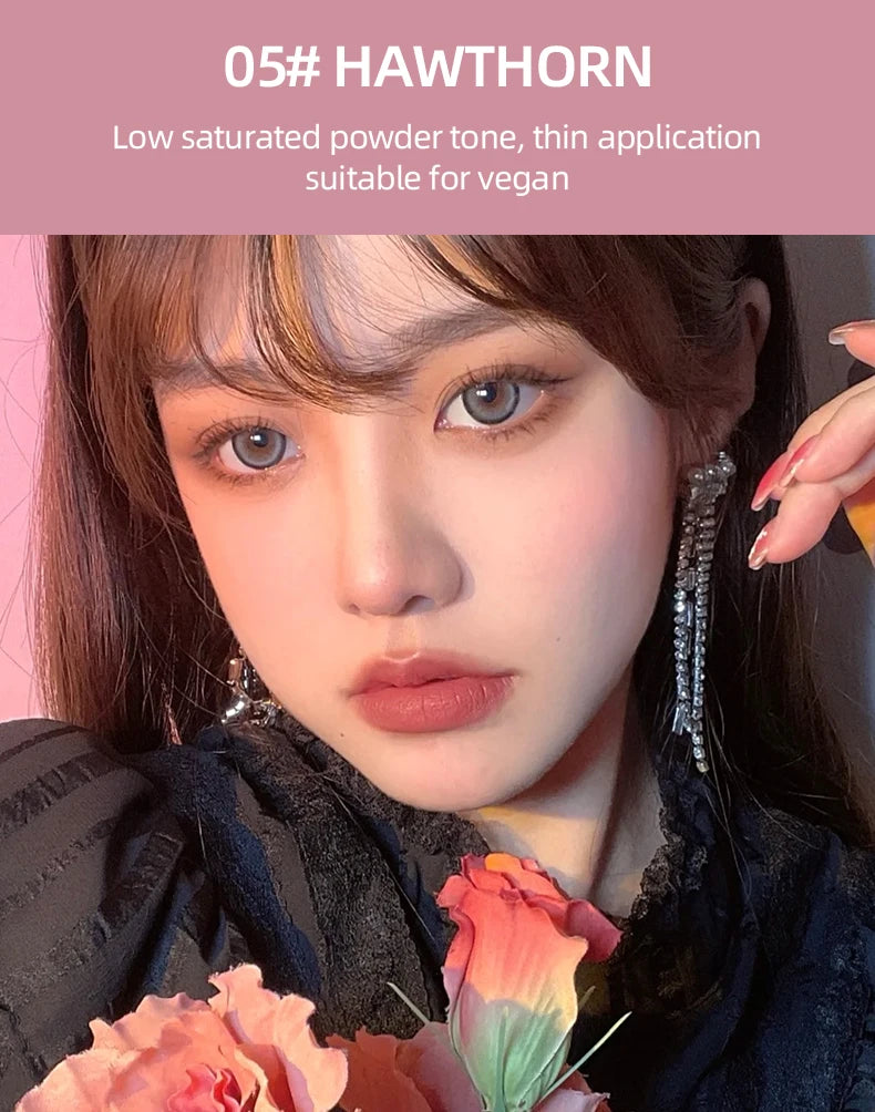 CACE 3 Pcs Sweet Liquid Lipstick Set Matte Velvet Lip Glaze Waterproof Long Lasting Non-marking Lip Tint Cosmetic Kits Lipgloss