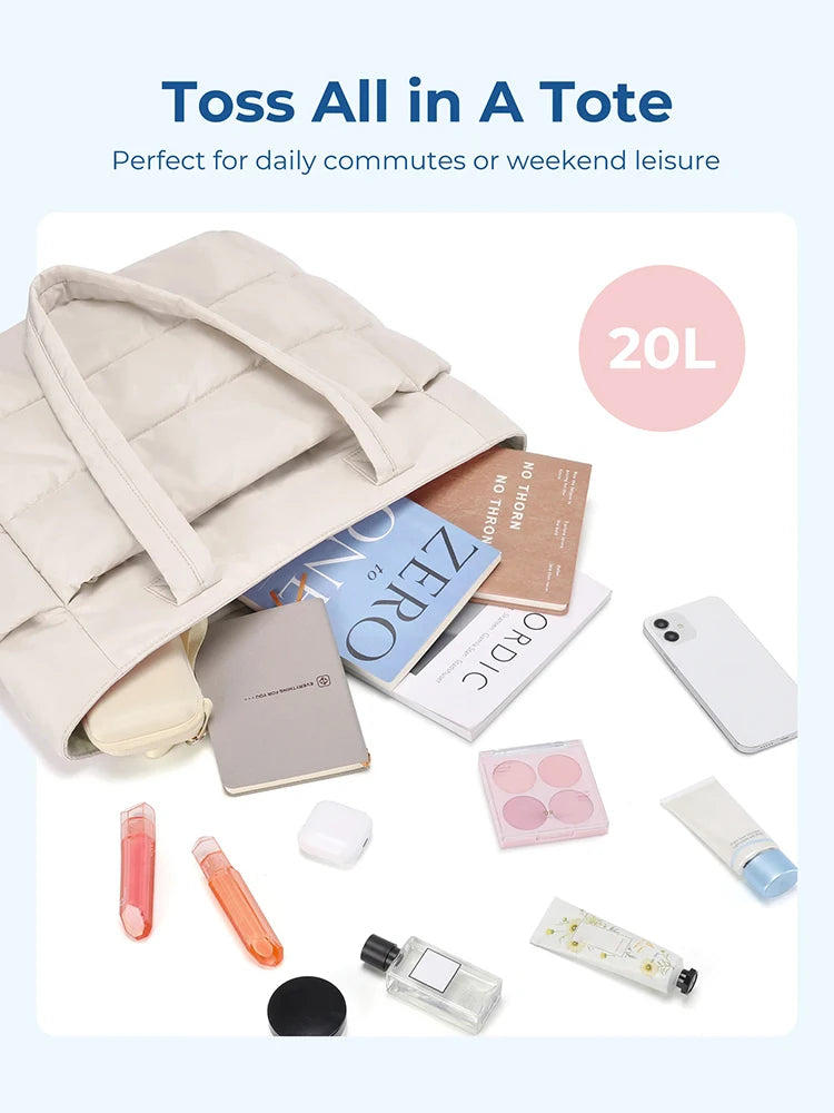 Women's Handbag, Lightweight And Fluffy Tote Bag, Suitable For Travel, Work, Beach, Gym, Large Capacity And Easy To Carry