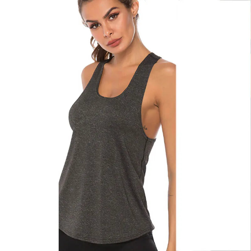 Gym Fitness Vest Women Sleeveless Workout Tank Yoga Shirt Tops For Women Fitness Jogging Yoga Tank Shirt