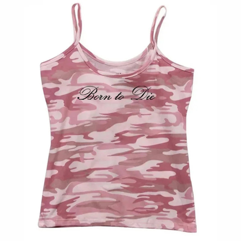 Gothic Grunge Punk Hip Hop Rock Streetwear Casual Sexy Crop Top Y2K Retro Harajuku Emo Girl Aesthetic Fashion Lace Camisole Tops