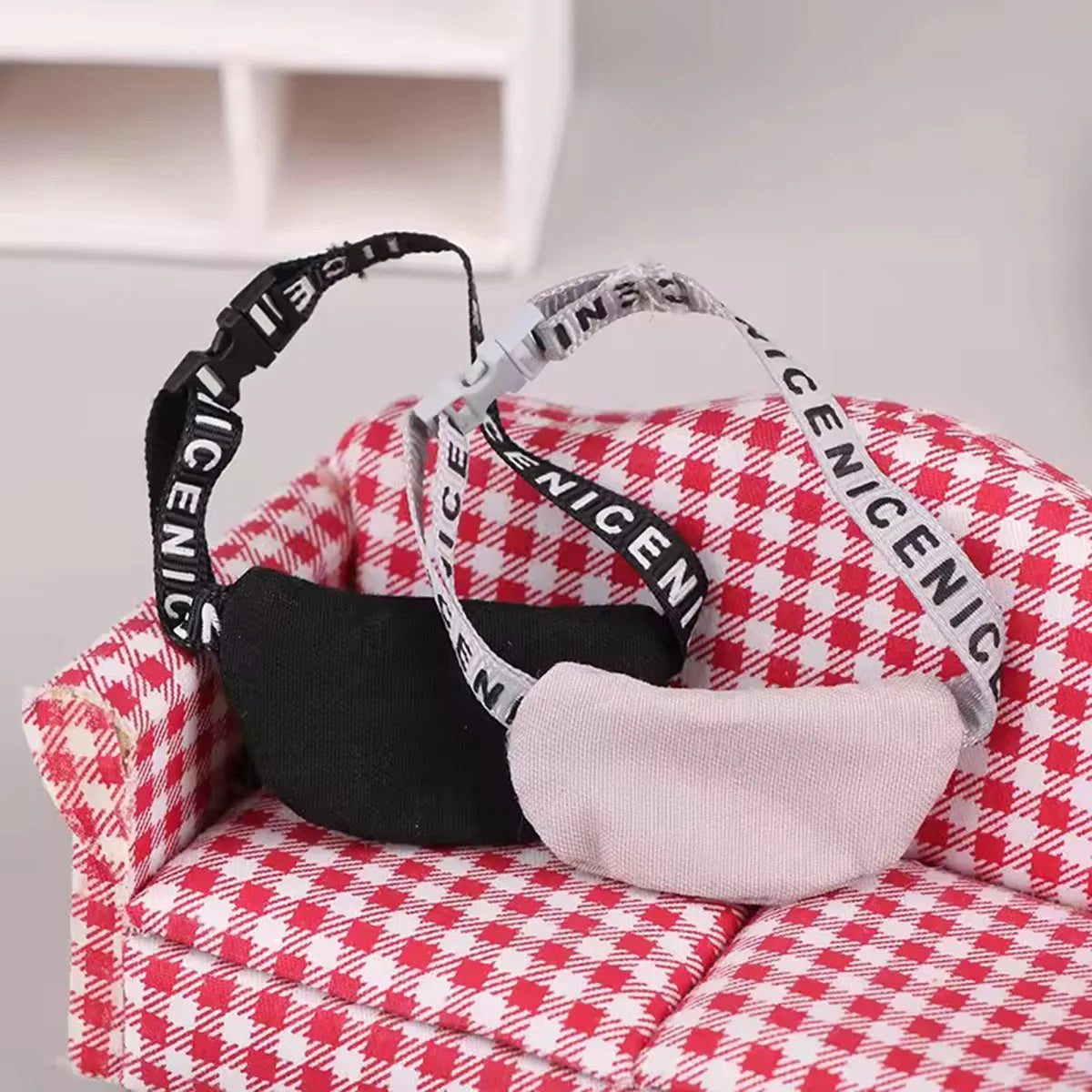 For Labubu Dolls Crossbody Bag DIY Toys Waist Bags Cute Plush Doll Accessories Kids Toys Fashion Accessory