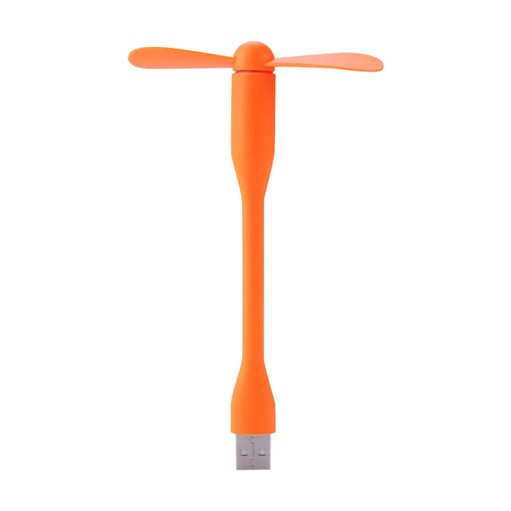 Mini USB Fan Flexible Bendable Fan For Power Bank Laptop PC AC Charger Portable Hand Cooling Fan For Computer Summer Gadget