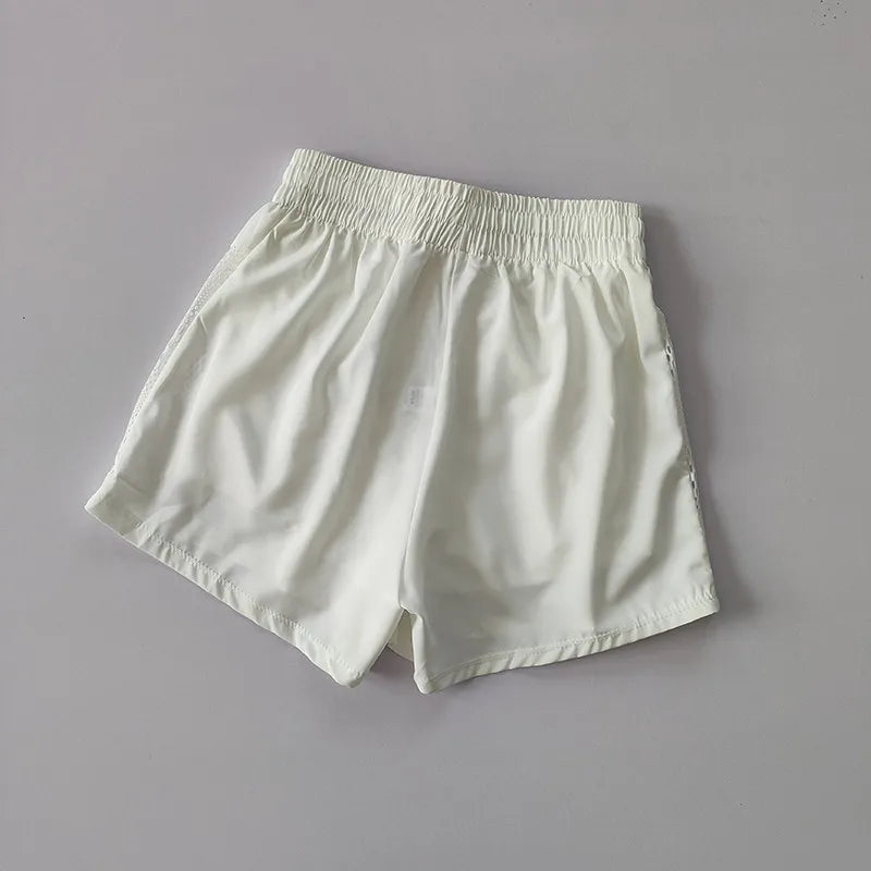 Women's Yoga Shorts High Waist Sport Fitness 2 in 1 Workout Shorts Running Pants Sports Shorts Casual Gym Quick Drying Shorts