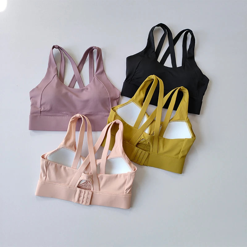 High-intensity Sports Underwear Women's Shockproof and Sagging Running and Fitness Bodybuilding Back Beautifying and Quick-dry