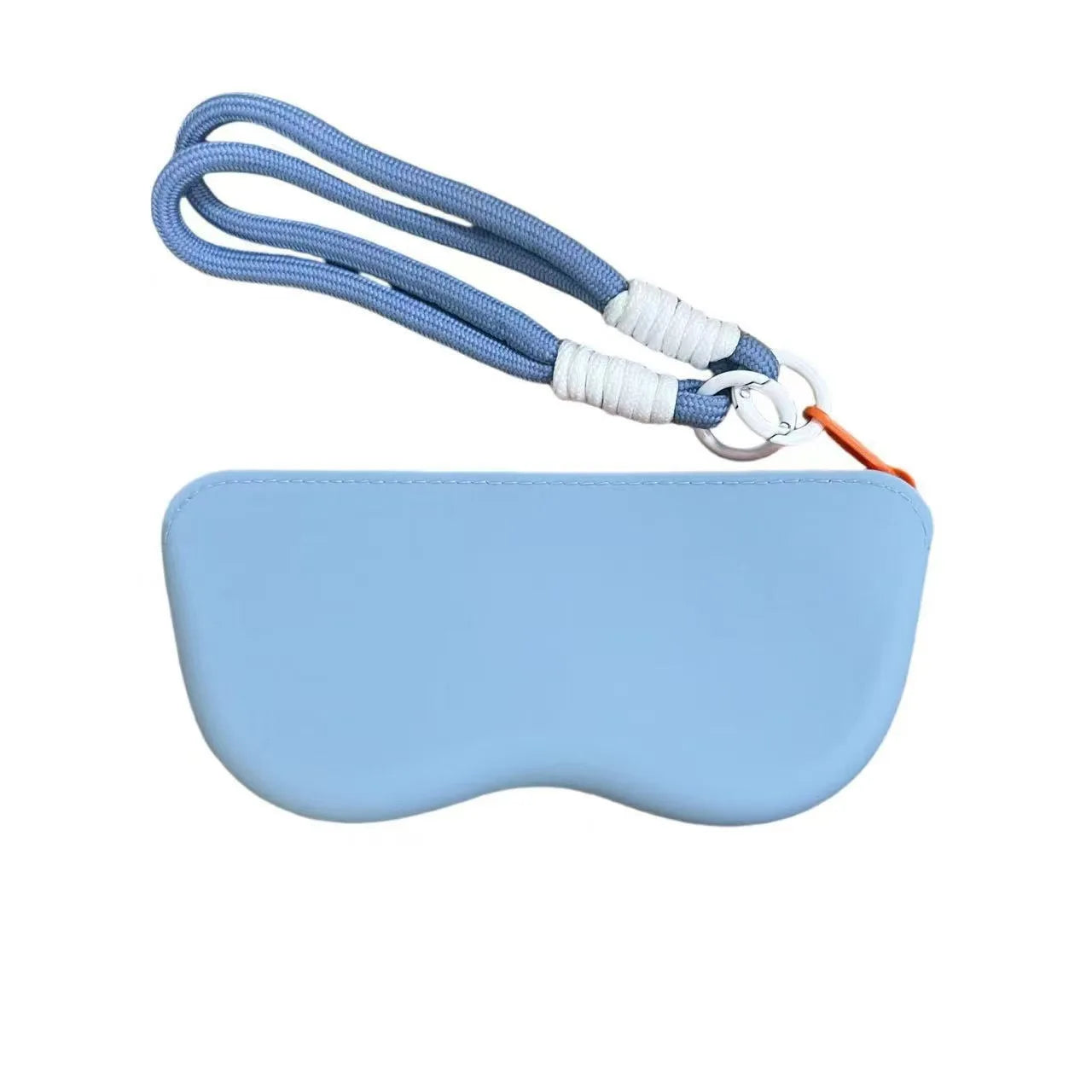 Silicone Zipper Glasses Bag Sunglasses Storage Protective Cover Hanging Bag Coin Purses For Women Girls Waterproof Glasses Box