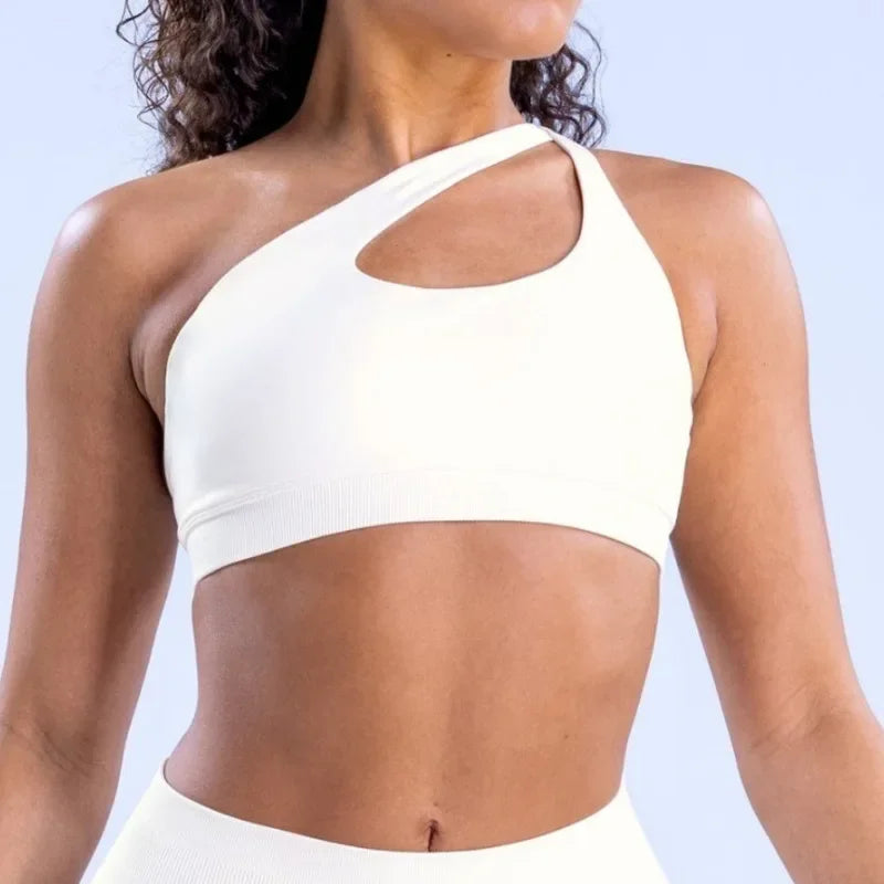 Brassiere Bra Women Seamless Halter Top High Support Push-up Open Back Gym Wear Fitness Yoga Underwear Customizable Labels