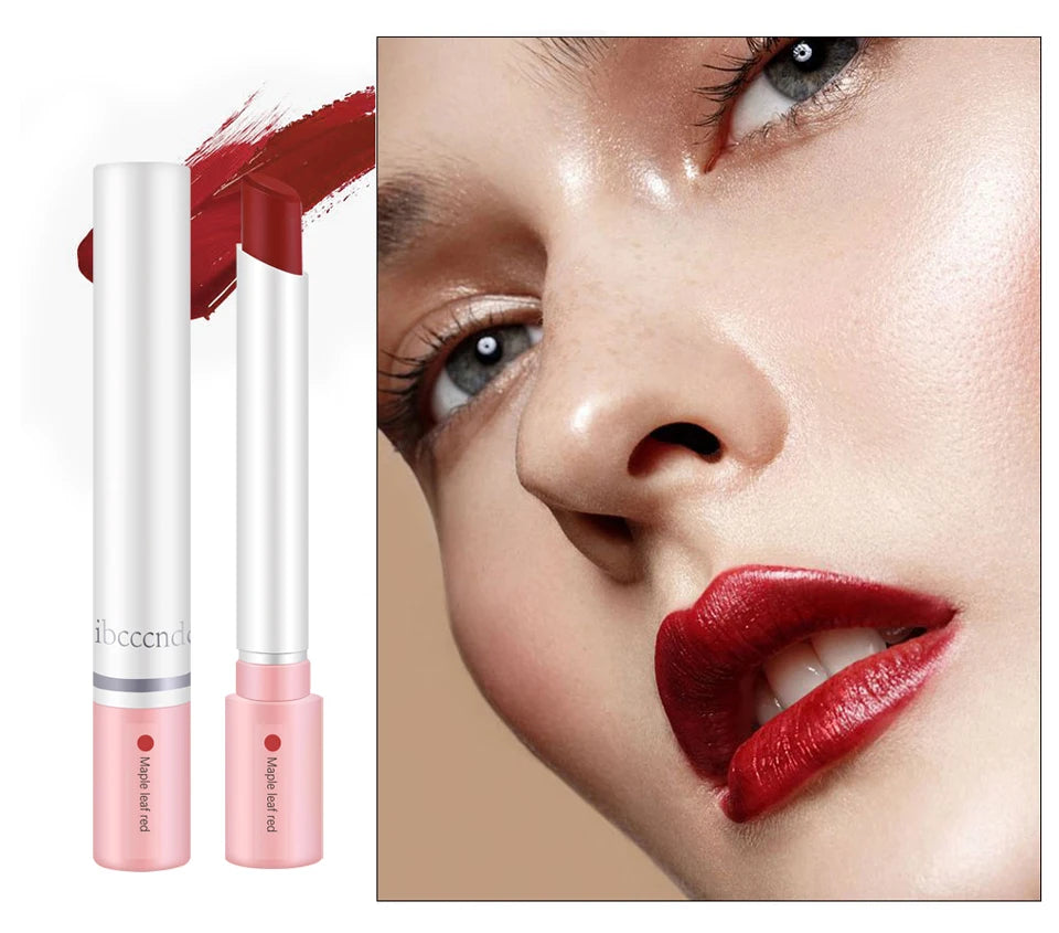 4 pcs/set Cigarette Lipstick Set Long Lasting Lip Glaze Matte Lip Gloss Waterproof Lip Stick Tube Nude Lip Tint Makeup Cosmetics
