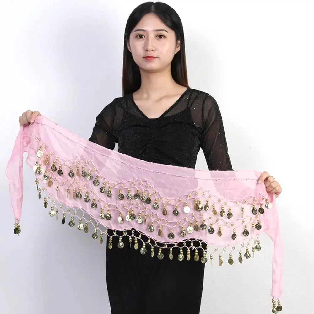 Thailand/India/Arab Dancer Skirt Women Sexy Belly Dance Hip Scarf Wrap Belt Dancer Skirt Female Show Sequins Tassels Costumes