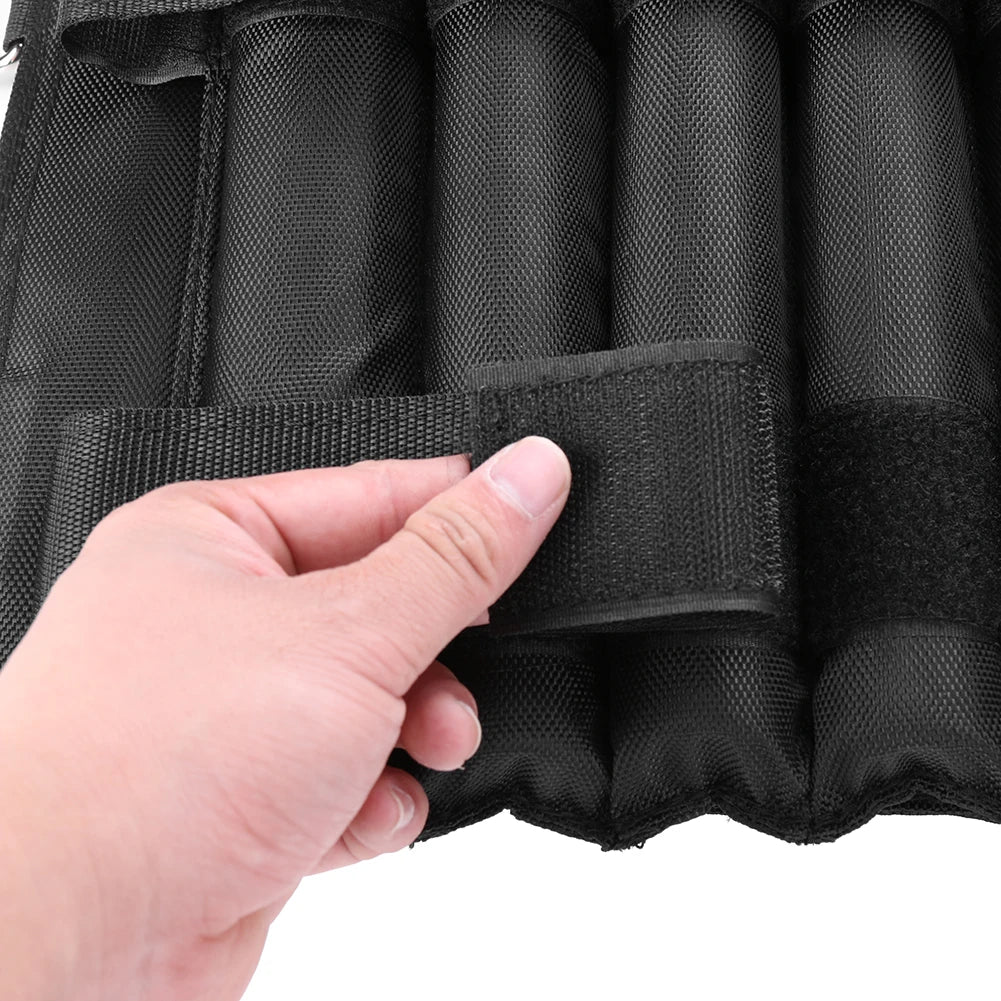 20/50kg Weight Training Suit Empty Bag Fitness Running Vest Adjustable Weight Jacket Workout Equipment for Workout Jogging Gym