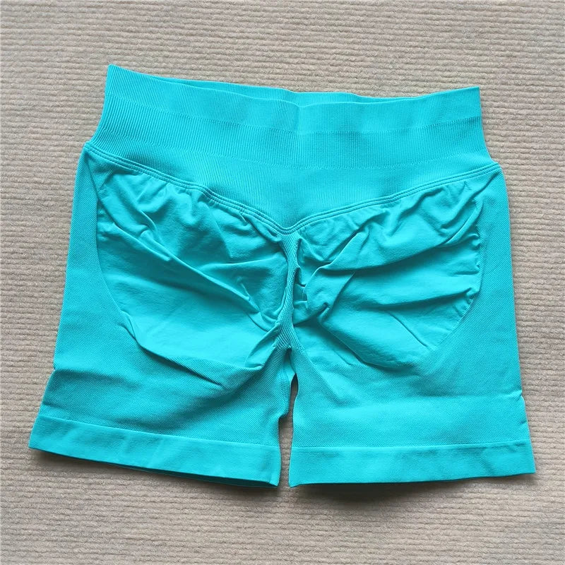 Gym Running Shorts Scrunch Butt Shorts Women Biker Cycling Shorts Seamless Leggings Sexy Athletic Yoga Shorts