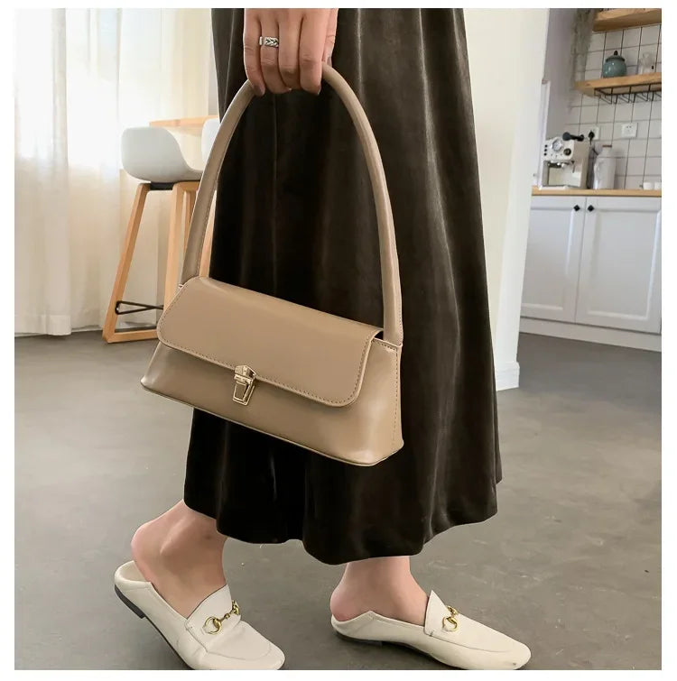 Luxury Brand Crossbody Bags for Women Fashion Design Underarm 2024 Woman Shoulder Bag Female Handbag and Purses Solid Color
