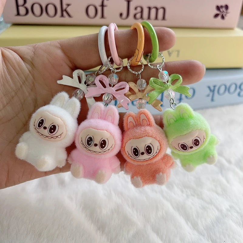 Kawaii Keychain Plush Aesthetics Keychains Cute Keychain for Bags Wedding Party Accessories Keychains Women Gifts
