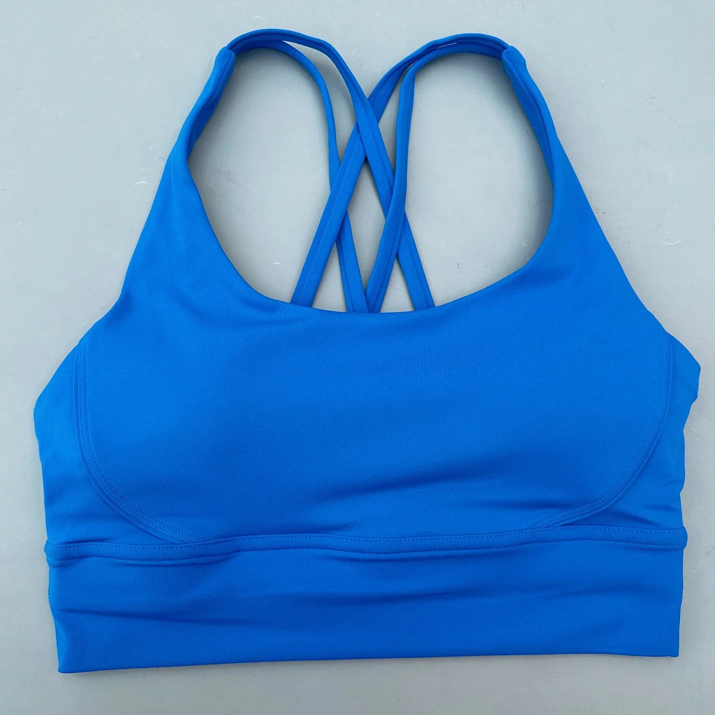 Solid Color Fitness sport Bra Women Cross soft high strength Tight Top Comprehensive Training Gym Yoga Underwear With Chest Pad
