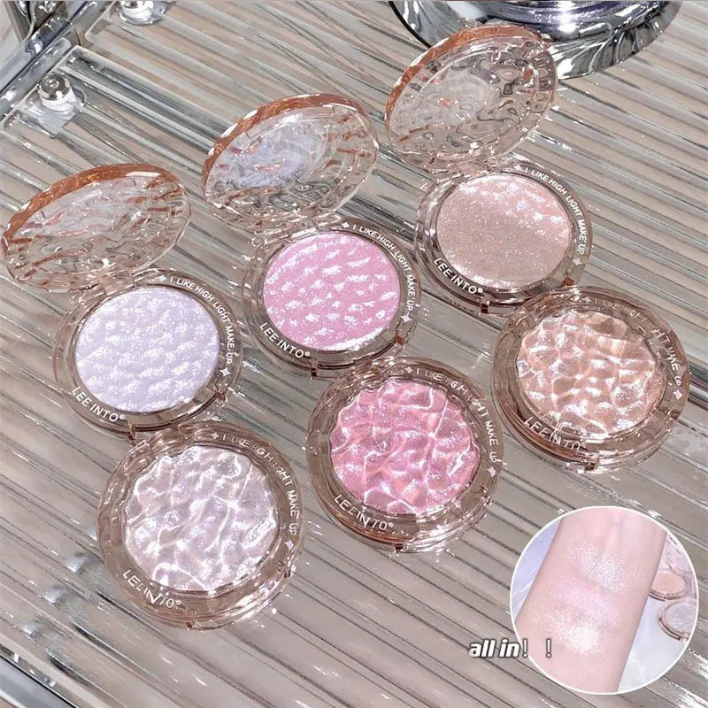 High gloss powder gloss glitter highlight contour palette natural gloss contour concealer lasting light