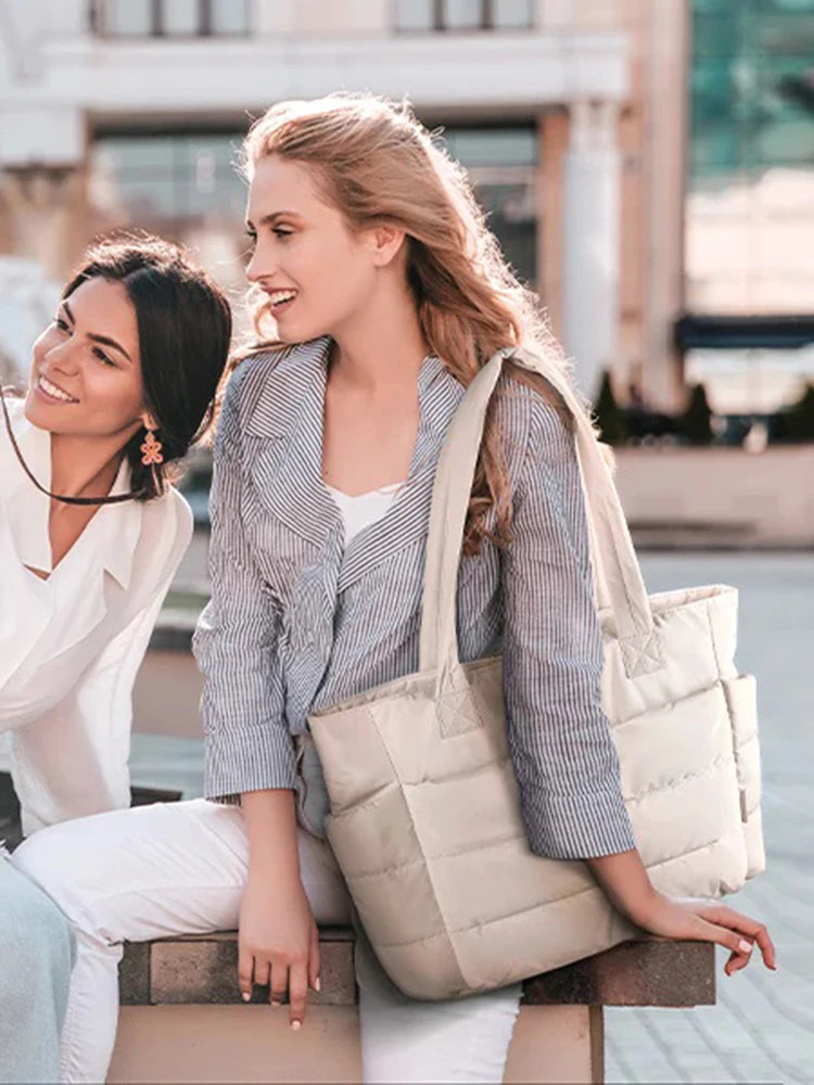 Women's Handbag, Lightweight And Fluffy Tote Bag, Suitable For Travel, Work, Beach, Gym, Large Capacity And Easy To Carry