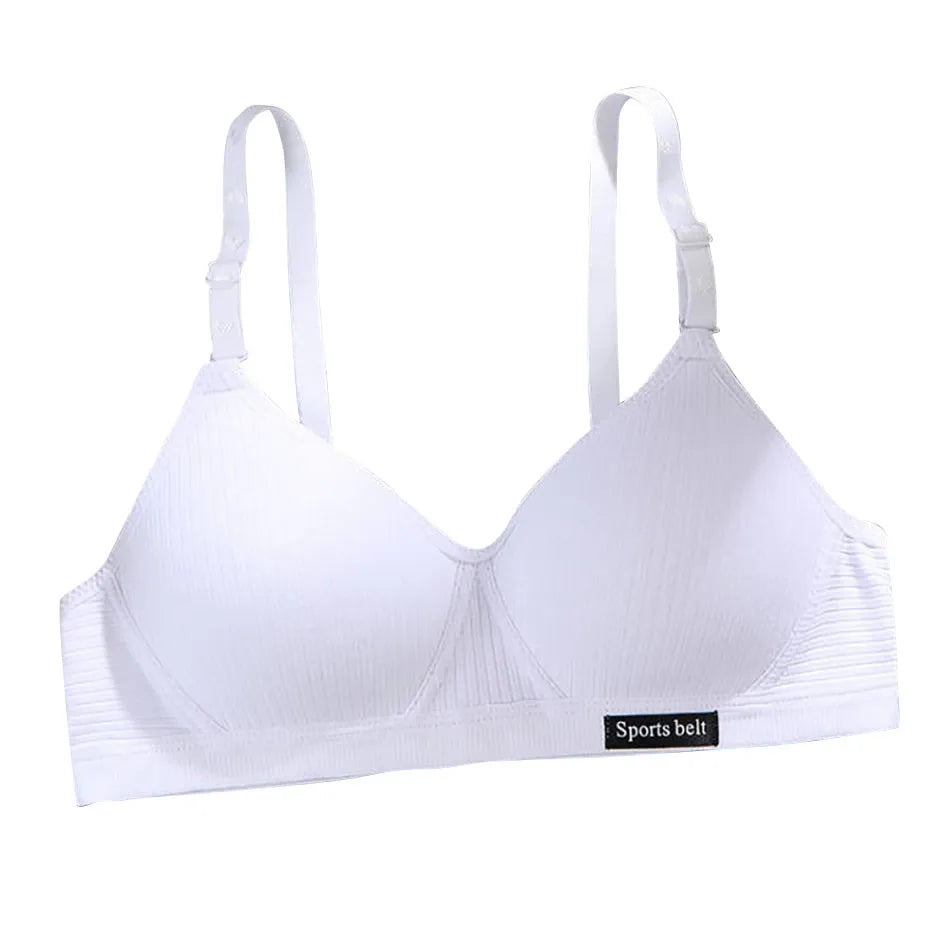 Girl Training Bras Cotton Underwear Back Buckle Design Bralette Adolescent Comprehensive Breathable Teenager Girl Sport Tops Bra