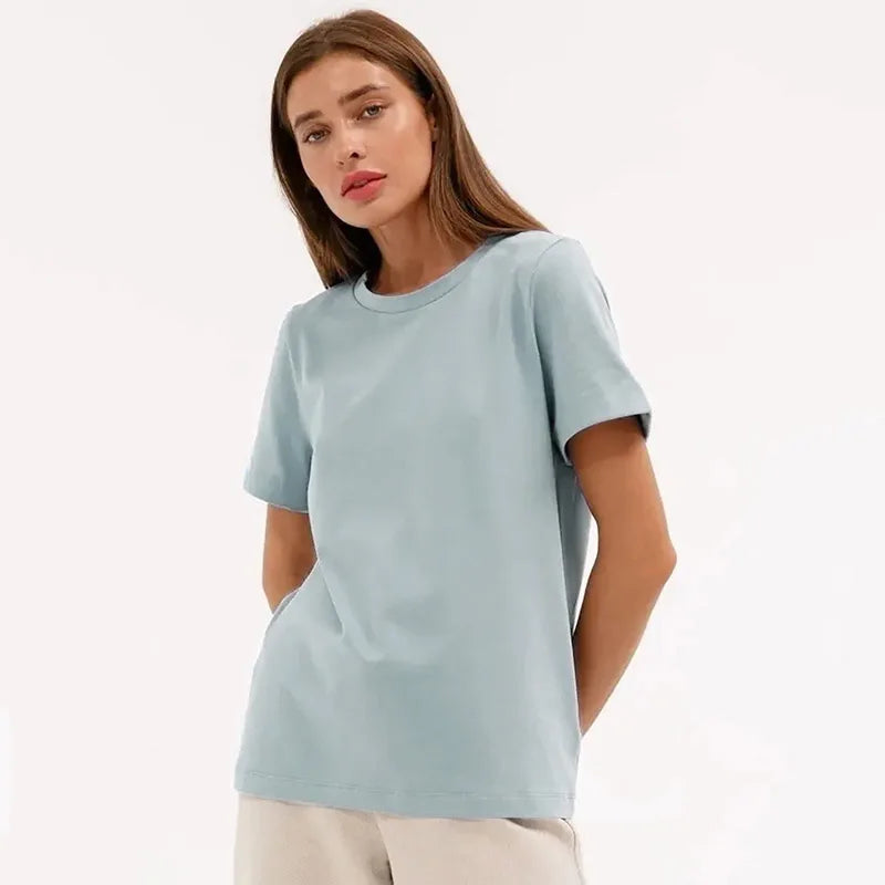 3XL 4XL 100% Cotton Women's T shirt ,Oversized Casual Solid Tees,Short Sleeve Summer Top,Plain Streetwear Quality Basic Clothing