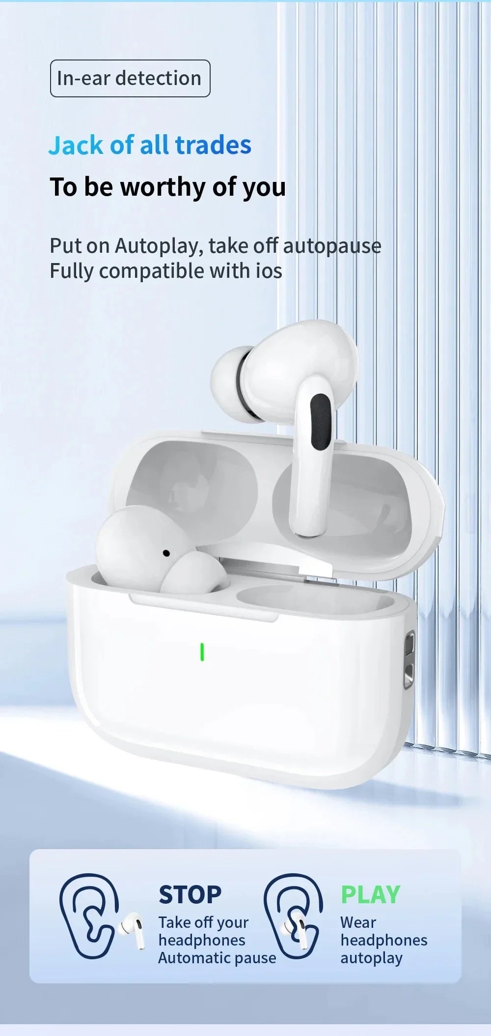 2025 New Air pro bluetooth earphones Bluetooth 5.3 auriculares Earbuds Gaming Headset For iPhone Apple Xiaomi Android phone