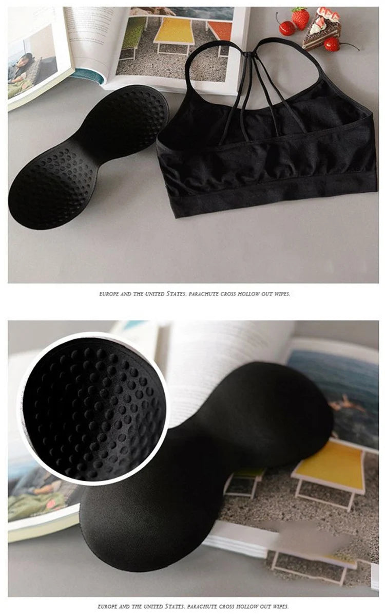 Breathable Sexy Seamless Top Women Sports Bra High Impact For Gym Fitness Yoga Sportswear Push Up Bra