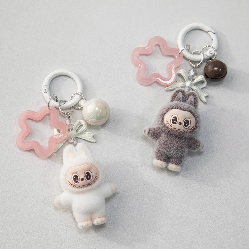 Kawaii Keychain Plush Aesthetics Keychains Cute Keychain for Bags Wedding Party Accessories Keychains Women Gifts