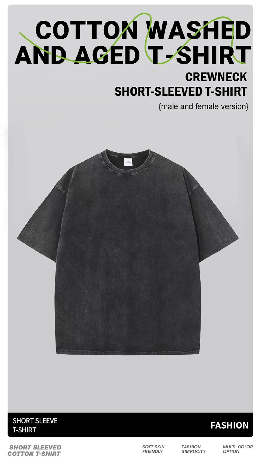 Cotton Washed T-shirt for Women New Attitude Fashion Leopard Prints Tops Loose O-Neck Oversized Short Sleeve Y2k Female Clothes