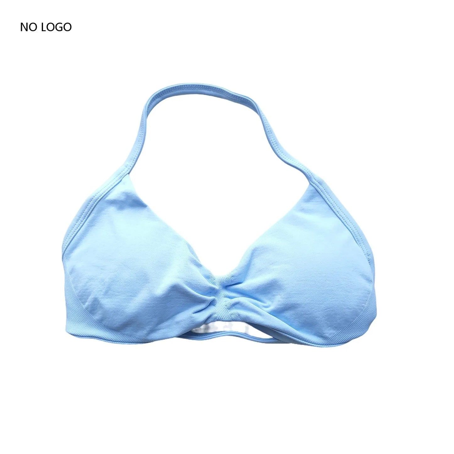 ARFTE Sports Bra Strappy Backless Yoga Gym Bra Removable Cups Women Workout Clothing Gym Top Halter Sport Bras