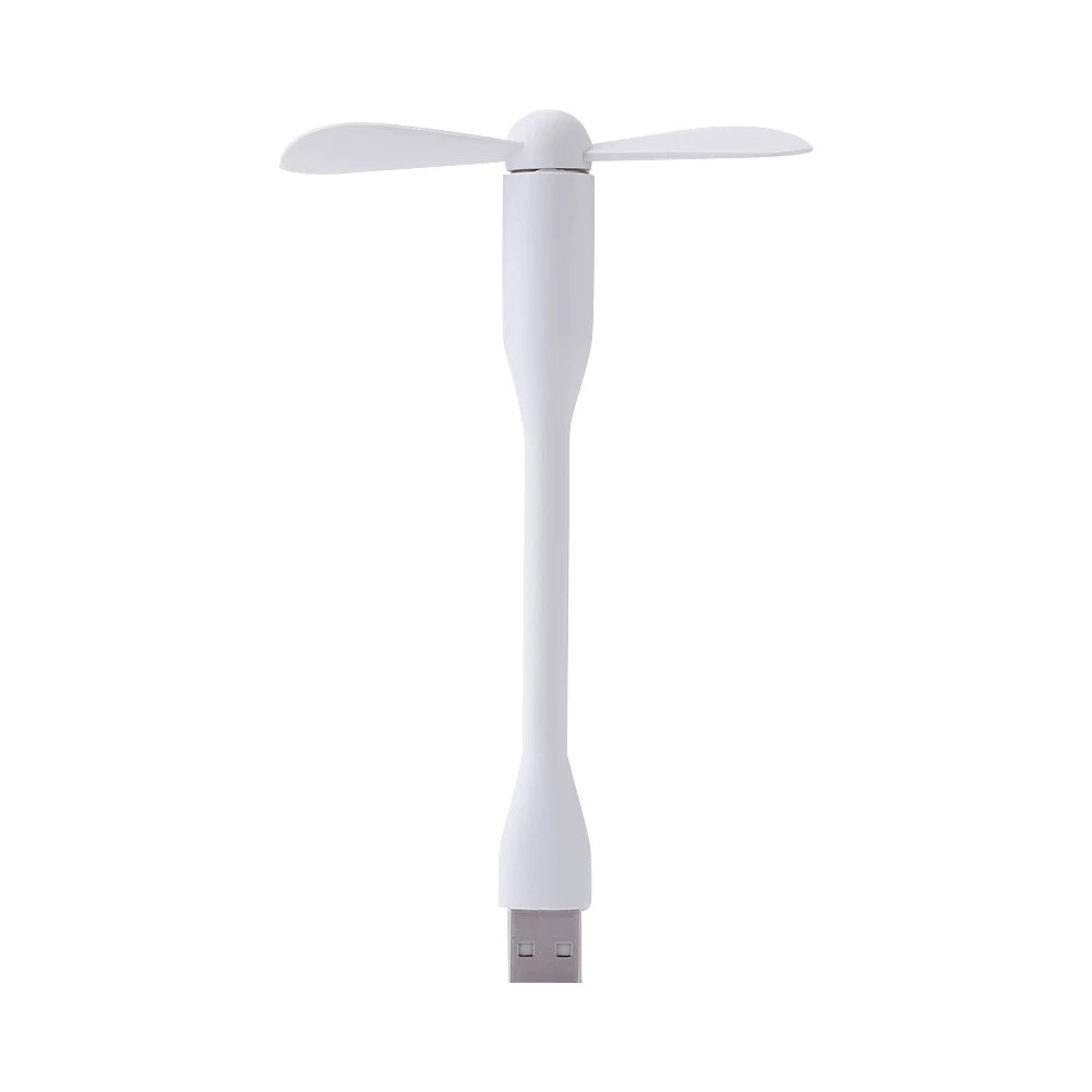 Mini USB Fan Flexible Bendable Fan For Power Bank Laptop PC AC Charger Portable Hand Cooling Fan For Computer Summer Gadget