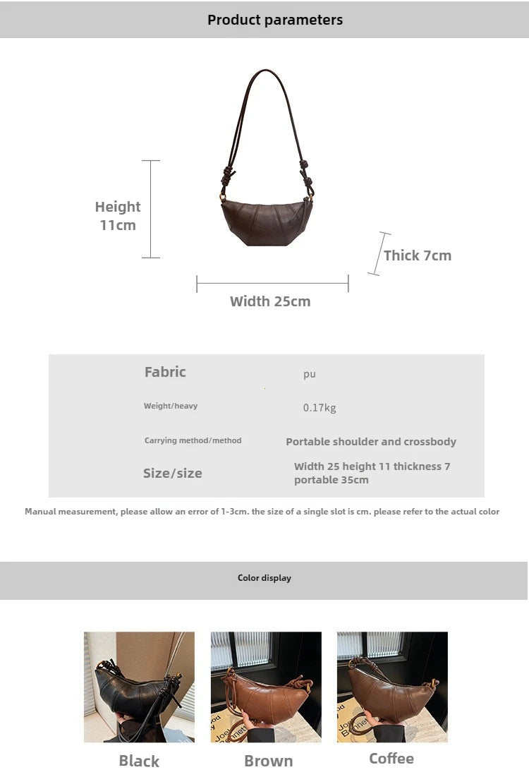 Velvet Material Zipper 2025 High Quality Shoulder Bag Solid Color Simple Fashionable Crossbody Bag Soft Western Style Handbag