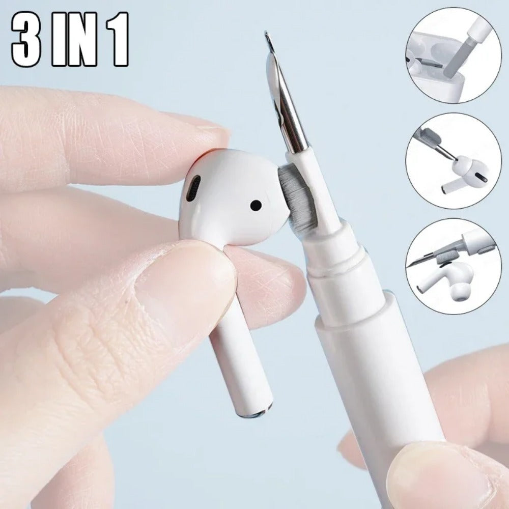 2 IN1 Cleaner Kit Set Earphones Cleaning Pen for Airpods 3 Pro Case 13 Brush Headsets Cleaners Earbuds Cleaning Tools