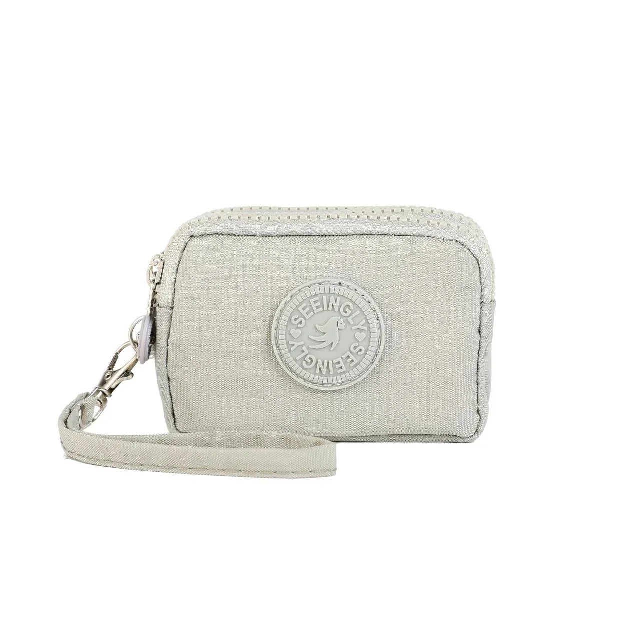 Mini Nylon Coin Purse Key Bag Women Wallets Zipper Waterproof Portable Three Layer Card Holder Female Girl Handbag Headphone Bag