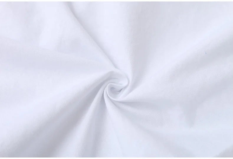 Women Cotton Embroidery Loose Long White Shirts 2025 Spring Autumn New Casual Office Lady Blouse Female Top Loose shirt