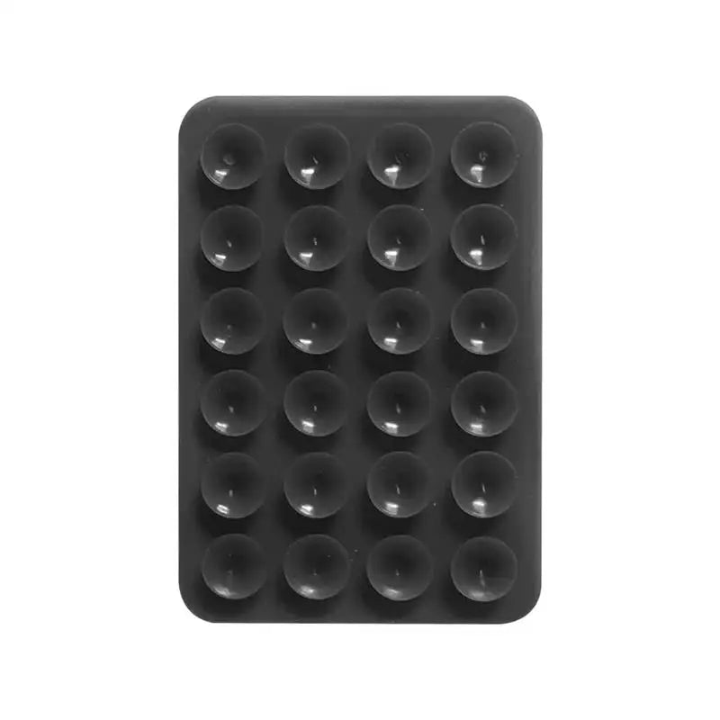 Silicone 24 Suction Phone Holder Multifunctional Suction Cup Mat Wall Stand Anti-Slip Single Sided Case Glue Mount Back Stickers