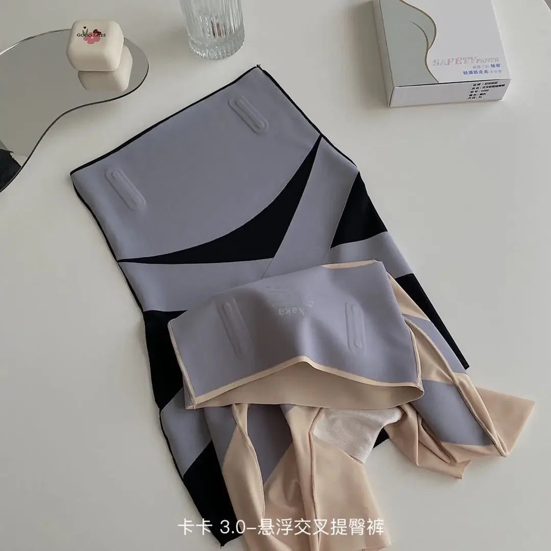 Butt Lifter Shapewear Flat Belly Panties Trainer Seamless Shorts Women Cross Body Shaping Sports Boxers Slimming Safety Pants